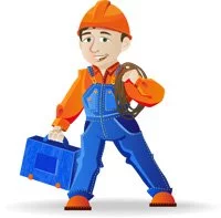 Clipart image of Good Electric Serviceman